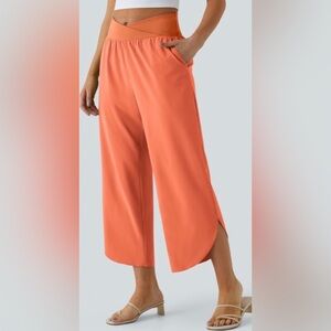 HALARA - Breezeful High Waisted Crossover Orange Pants